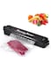 Ganeed Vacuum Sealer Automatic Food Sealer Machine with 15 Heat Seal Bags Vacuum Sealer System for Food Preservation, Black