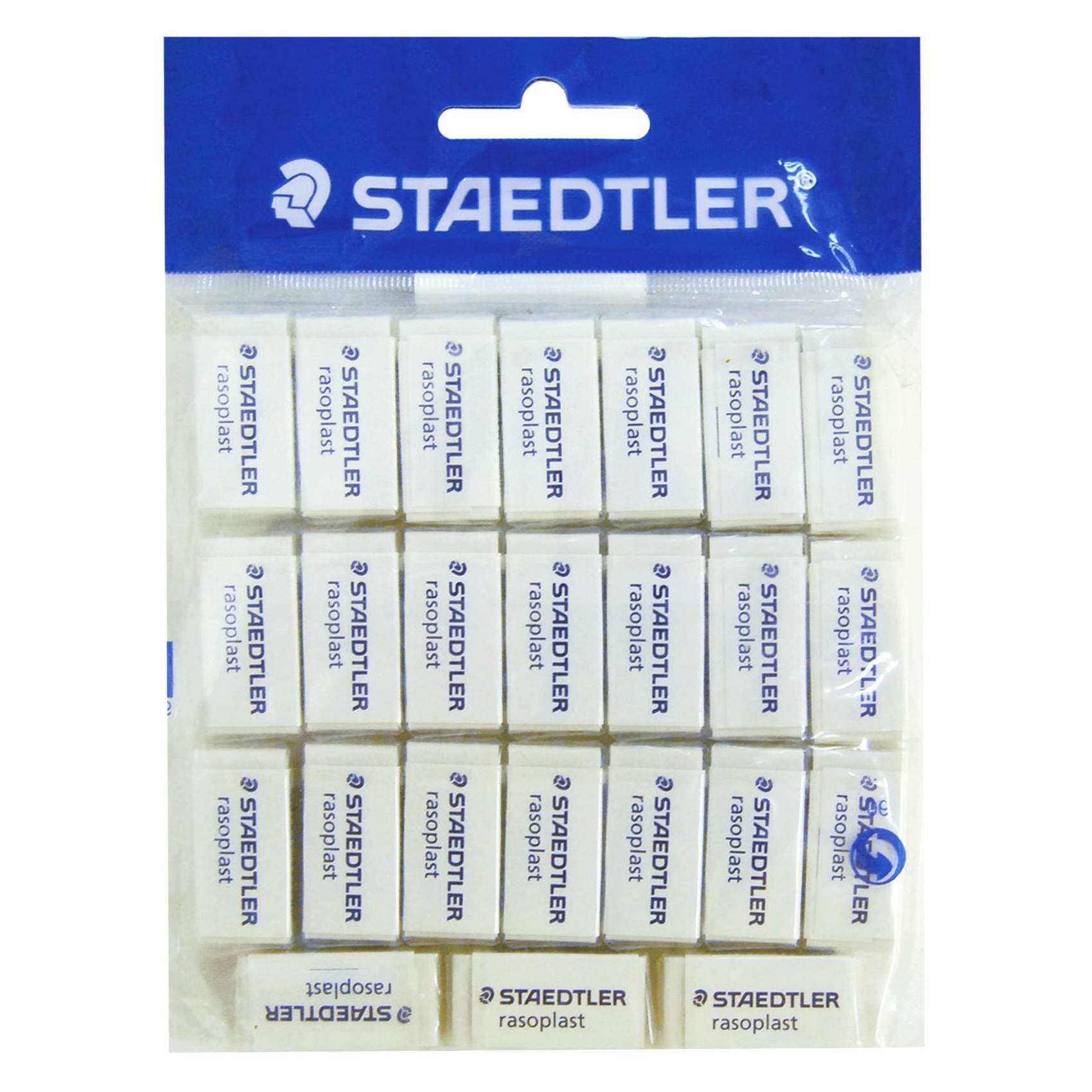 GOMA DE BORRAR RASOPLAST (33X16X13 MM) STAEDTLER 526 B40 (x40 unidades GOMA DE BORRAR RASOPLAST (33X16X13 MM) STAEDTLER 526 B40 (x40 unidades