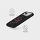 Mobcos iPhone 18 Pro Max Midnight Serpent Premium Case Compatible with Hybrid Dual-Layer Hard Shell + Silicone Protection - Scratch-Resistant Shockproof Mobile Cover