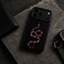 Mobcos iPhone 18 Pro Max Midnight Serpent Premium Case Compatible with Hybrid Dual-Layer Hard Shell + Silicone Protection - Scratch-Resistant Shockproof Mobile Cover