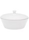 Ariane Style Sugar Pot With Lid, White - 20Cl