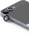 Samsung Galaxy Z Flip 6 Camera Lens Protector, [Installation Tray] 9H Tempered Glass Camera Cover Screen Protector Metal Individual Ring for Samsung Galaxy Z Flip 6 Black