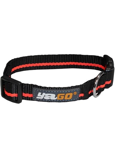 AGROBIOTHERS AGRO-NYLON COLLAR BLK/ORANGE BASIC YAGO S 28-43CM