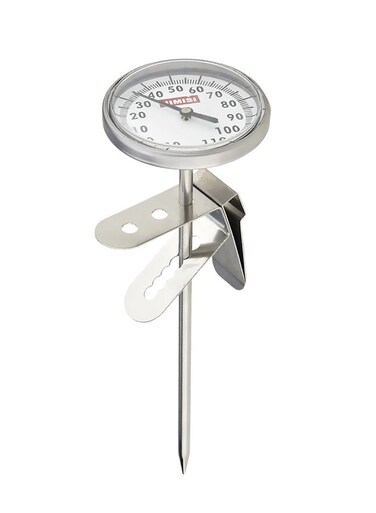 Frothing Thermometer Silver