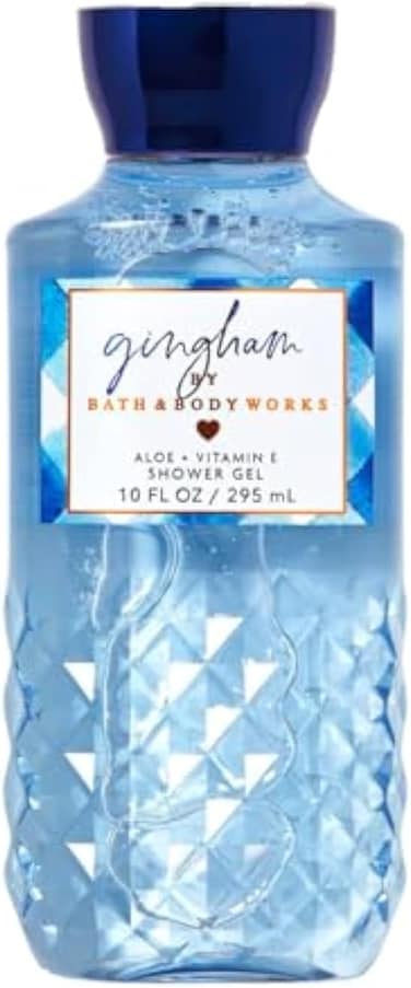 Bath &amp; Body Works and Gingham Shower Gel Wash 10 Ounce Full Size