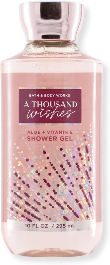Bath and Body Works Thousand Wishes Shower Gel Wash 10 Ounce 295ml
