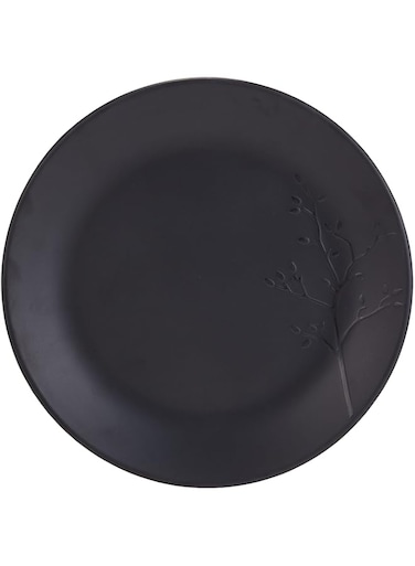 Servewell Melamine Horeca Black Embossed Plate 19Cm