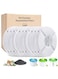 PK.ZTopia 12-Pack Cat Water Fountain Filter, Pet Fountain Filters, Filters for Pet Water Fountains,Round Replacement Cat Filters for 84oz/2.5L Water Fountain, Filters for Drinking Cat