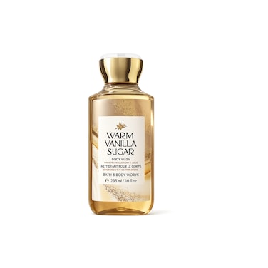 Bath &amp; Body Works Warm Vanilla Sugar Body Wash With Pro-Vitamin B5 &amp; Aloe 295ml