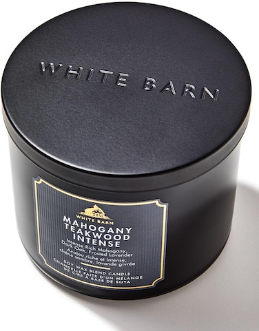 Bath &amp; Body Works Mahogany Teakwood Intense 3-Wick Scented Candle   411g