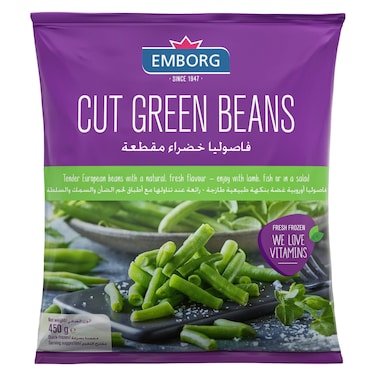 Emborg Cut Green Beans, 450g