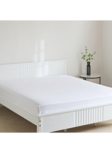 Box Essential Cotton Super King Flat Sheet 270 x 260 cm