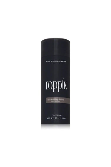 Hair Building Fibers Instant Hair Concealer for Thinning Hair, Hair Fiber for Men &amp; Women, Texture Powder with Natural Keratin, Long-Lasting Hair Color Medium Brown - 55g