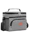 Qiccijoo Lunch Bags 15L Insulated Cooler Bag for Men Women, Reusable Insulated Waterproof Lunch Bag for Office Work School Picnic Beach Gym (Grey)