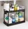 2-Tier Under sink, Multipurpose Storage pull out rack for Home Kitchen