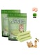 2 Pack Cat Grass Teething Stick Toys,Cat Grass Sticks,Cat Teeth Cleaning Cat Grass Stick,Natural Freeze Dried Cat Grass Chew Sticks for Hairball Removal, Teeth Cleaning