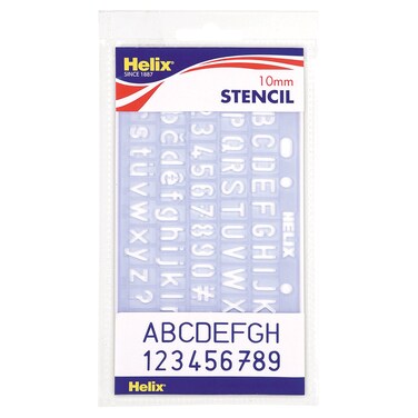 Helix 10mm Lettering Stencil