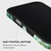 Mobcos iPhone 17 Pro Emerald Flow Premium Case Compatible with Hybrid Dual-Layer Hard Shell + Silicone Protection - Scratch-Resistant Shockproof Mobile Cover