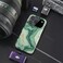 Mobcos iPhone 17 Pro Emerald Flow Premium Case Compatible with Hybrid Dual-Layer Hard Shell + Silicone Protection - Scratch-Resistant Shockproof Mobile Cover