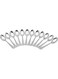 Stainless Steel Royal Dessert Spoon in 12 Piece Set Silver 0.4x8.6x22cm
