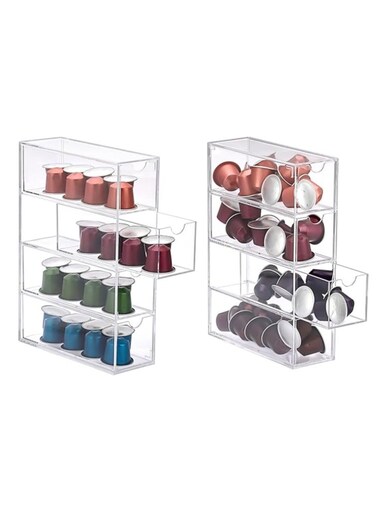 Pack Sunglasses Organizer Sunglass Storage Box Eyewear Display Case Jewelry Storage Box Stackable Desktop Organizer