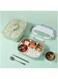 MJRlrifa lunch boxes Stainless Steel Lunch Box, Bento Box for Kids and Adults with Spoon and Chopsticks, Meal Prep Container with Soup Bowl, Stainless Steel Insulated Lunch Box with Soup Bowl