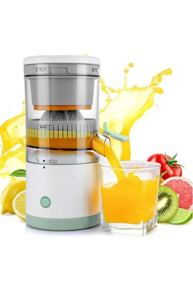 Portable Blender, Electric Citrus Juicer Rechargeable Hands Free Masticating Orange Juicer Lemon Squ