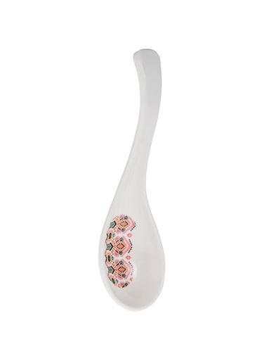 SERVEWELL MELAMINE AMBER HARMONY SOUP SPOON 13.5CM