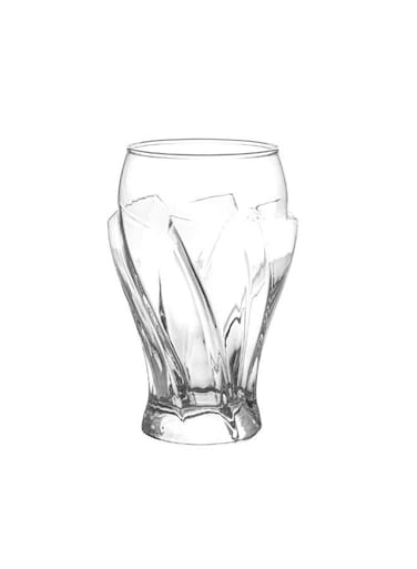 6-Piece Eleanor Tumbler Set - 400ml Clear Glassware for Scotch, Whisky &amp; Wine - Elegant Tumblers for Home &amp; Parties - Premium Quality Drinkware