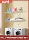 Closet Shelves Wall Mounted, 122cm *30.5cm White Wire Shelving for Laundry Room, Closet, Basement Organization and Storage