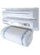 Dubai Gallery Triple Paper Dispenser With Cutter White 8Inch