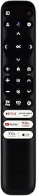 Amtone OEM Replacement Google Voice Remote Control RC813 for TCL Android TV Mini-LED QLED 4K UHD Smart TV with 6 Shortcut Buttons Netlfix/Prime/YouTube/TCL/AppleTv Buttons