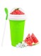 VUCATIN Magic Frozen Slushy Maker Squeeze Cup, Portable Freeze Silica Mug for Ice Cream Milkshake Slush Smoothie, Quick Frozen Slushy Smoothies Ice Cream Maker with Dome Lids (green-400ml)