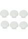 Bolivia's Sea Shells, 6 Pcs 10-11cm Crafts Decoration Crafting Scallop Shells for Crafts DIY Painting Beaching Wedding Decoration, Sea Shells for Decorating, Beach Natural Scallop Shells Bulk