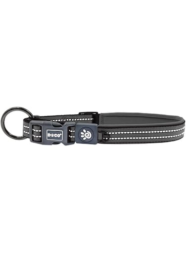 DOCO VARIO O - Ring Collar with Reflective Stitching Color - Grey, Sizes - L