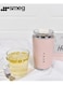 Travel Coffee Mug, 320ml Insulated Beverage Cup With Leakproof Lid, Long Lasting Coffee Tumbler With Lid And Straw, Travel Coffee Thermos &iuml;&frac14;&circ;Pink&iuml;&frac14;&permil;