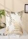 Cushion Covers D&Atilde;&copy;cor Throw Pillow Cover Gold Leaves Printed Decorative Pillow Cushion Cover for Bedroom Sofa Car Home D&Atilde;&copy;cor