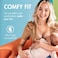 Boon Trove Silicone Manual Breast Pump With Travel Pouch - Hands Free Breast Pump - Passive Breast Milk Collector Shell For Newborns - Breastfeeding Essentials - 2 Count Clear B11531