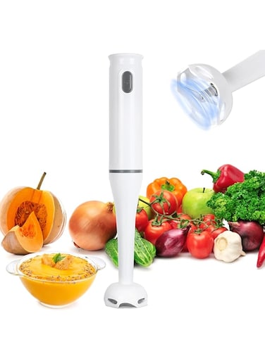 SOKANY Electric Handheld Stick Soup Blender, 300W, White