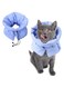 Cat Recovery Collar, Soft Adjustable Cat Cone Alternative, Lightweight Waterproof Fasteners Collars for Cats Kittens Puppies, After Surgery Stop Licking and Daily Use (Neck girt 6.3"-9.1")