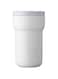 Mepal Travel Mug Ellipse 275 ml White &ndash; Togo Coffee Mug &ndash; Leak-proof &ndash; Compact Size &ndash; Fits in Almost All Cup Holders, Polypropylene, Diameter 84 x 146 cm