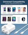 IBERLS PD 20W USB C Charger Cable Set for iPhone Plus/14 Pro max/14/13 Charger Cord Type C Fast Charging Wall Plug with i Phone Lightning Cable Compatible
