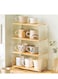 4 Layer Storage Racks, Countertop Dish Rack Cups And Bowls Organizer for Kitchen Storage Dish Drying Stand With Utensil Holder