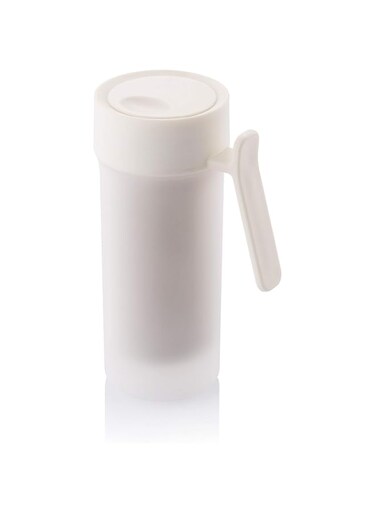 XD Design Double Walled Spill Proof Mug- White (275ml)