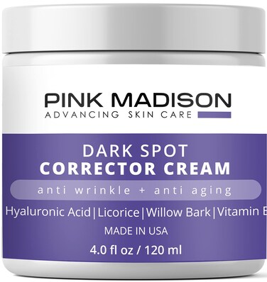 Anti Aging Dark Spot Corrector Cream for Face &amp; Body - Made in USA - Skin Nourishing Age Spot Remover Women Men 4 OZ