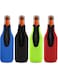 THE WHITE SHOP Beer Bottle Cooler Pouch Collapsible Neoprene Sleeves Insulators Cover Bag for 12 OZ 330ml Bottles 4pack