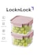 Classic Plus Square Food Container 860ml (PACK of 2) &acirc;&euro;&ldquo; Pink, Airtight &amp; Microwave Safe