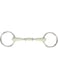 Fabater Ring Snaffle Bit, Stainless Steel Rubber Roller Mouth Snaffle Bit, Flavor Horse Mouth Bit, Loose Ring Snaffle, Comfort O Ring for Horses Training, Riding