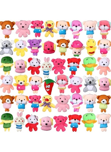 40 Pcs Stuffed Animal Plush Toys,Party Favors Goodie Bag Stuffers,Animal Bulk Toys for Classroom Prizes Birthdays Gift Boys and Girls,Basket Stuff, Pinata Fillers,School Prizes(Random Animal)