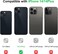 Muzz Camera Lens Protector for iPhone 14 6.1", 3 Pack, 9H Hardness, Anti-Scratch, Case Friendly, No Effect on Night Shots (iPhone 14)